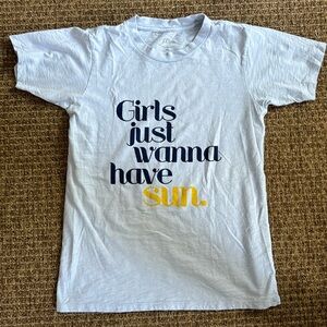 Like new JCREW graphic t. Size xs.